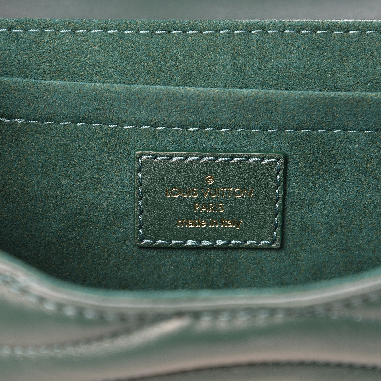 Louis Vuitton Calfskin New Wave Chain PM Emerald 5 of 9