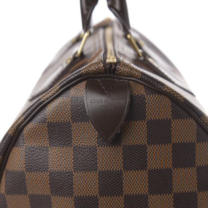 Louis Vuitton Damier Ebene Speedy 30 6 of 9