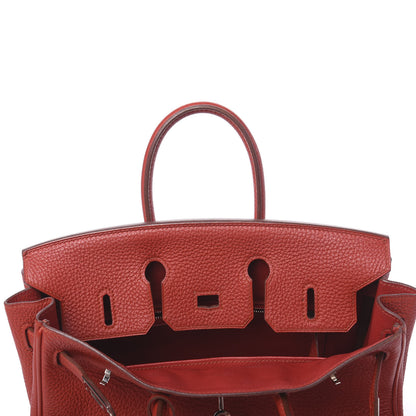 Hermes Togo Birkin 25 Rouge Garance 10 of 37