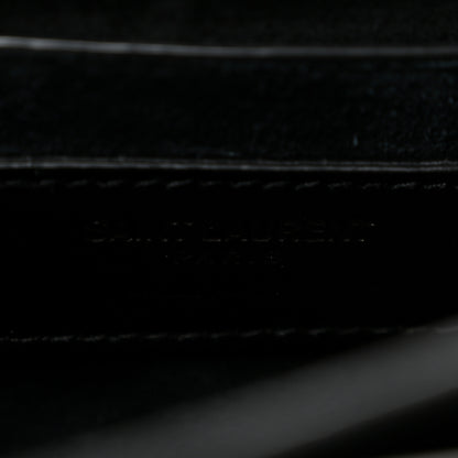 Saint Laurent Calfskin Medium Monogram Monochrome Sunset  Black 6 of 13