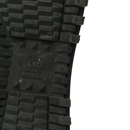 Valentino Garavani Suede Nylon Camouflage Womens Soul Rockstud Sneakers 41 Black 12 of 13
