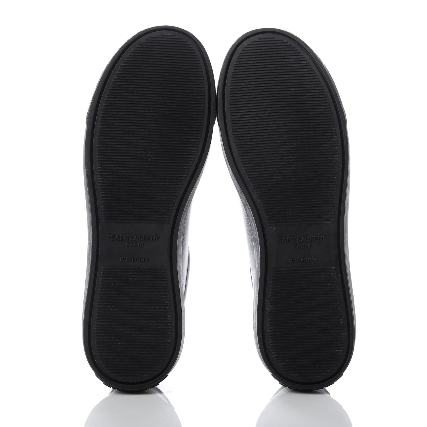 Saint Laurent Calfskin Andy Low Top Sneakers 36 Black 5 of 9