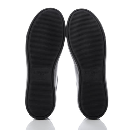 Saint Laurent Calfskin Andy Low Top Sneakers 36 Black 5 of 9