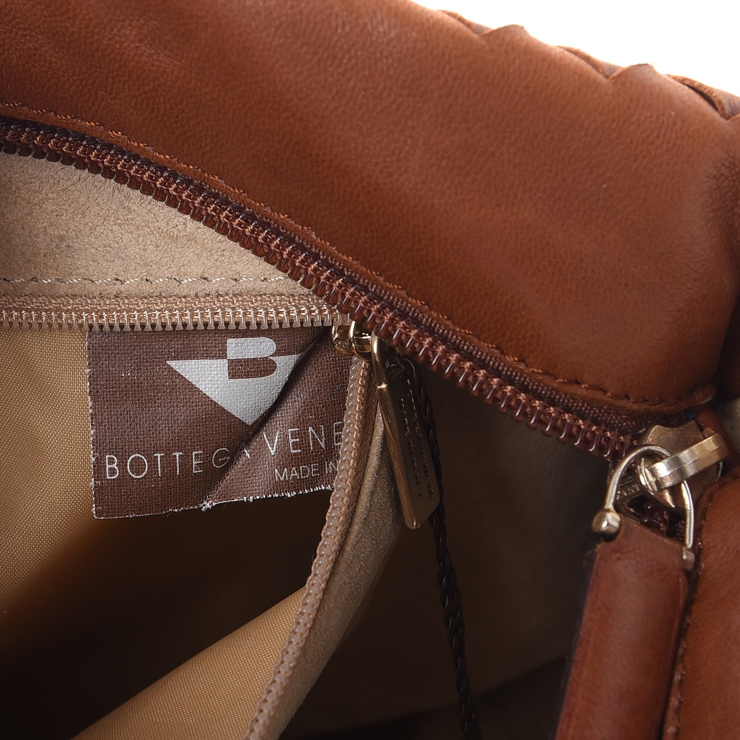 Bottega Veneta Nappa Intrecciato Shoulder Bag Tan 12 of 12