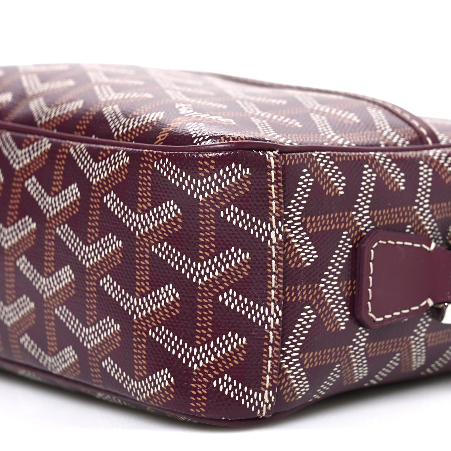 Goyardine Sac Cap Vert Burgundy