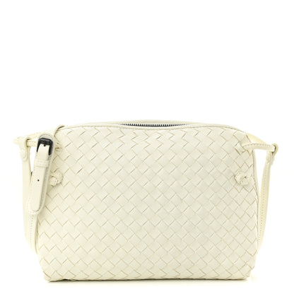 Bottega Veneta Nappa Intrecciato Nodini Crossbody Messenger White 3 of 11