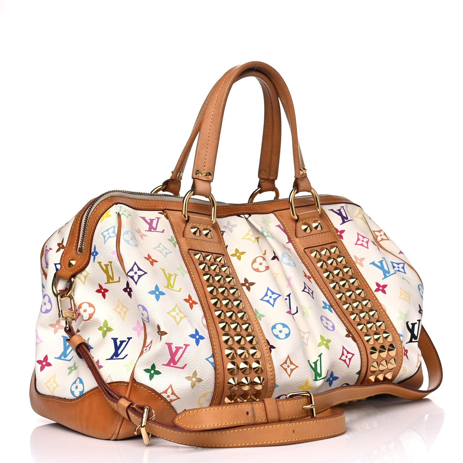 Louis Vuitton Monogram Multicolor Courtney MM White 3 of 24