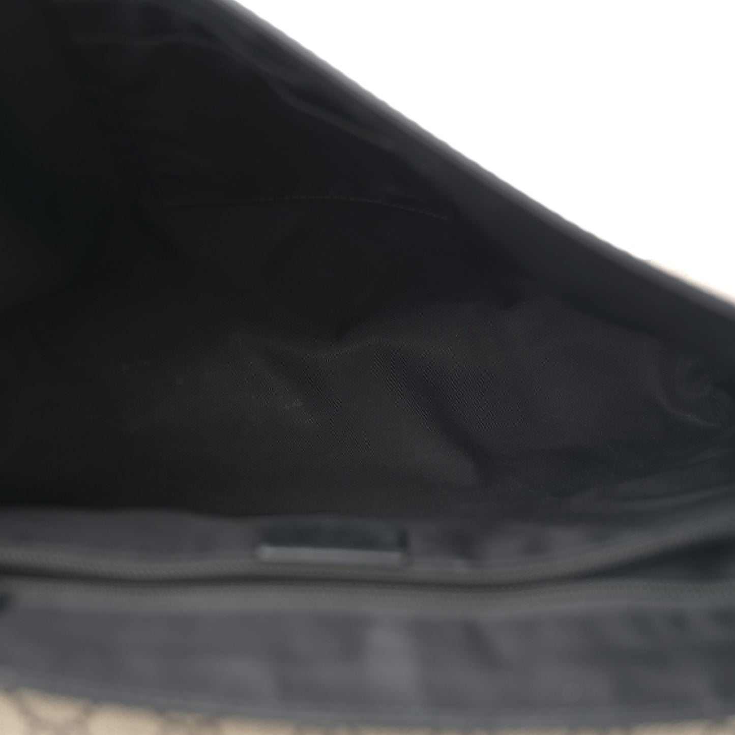 GG Supreme Monogram Web Flap Messenger Bag Black
