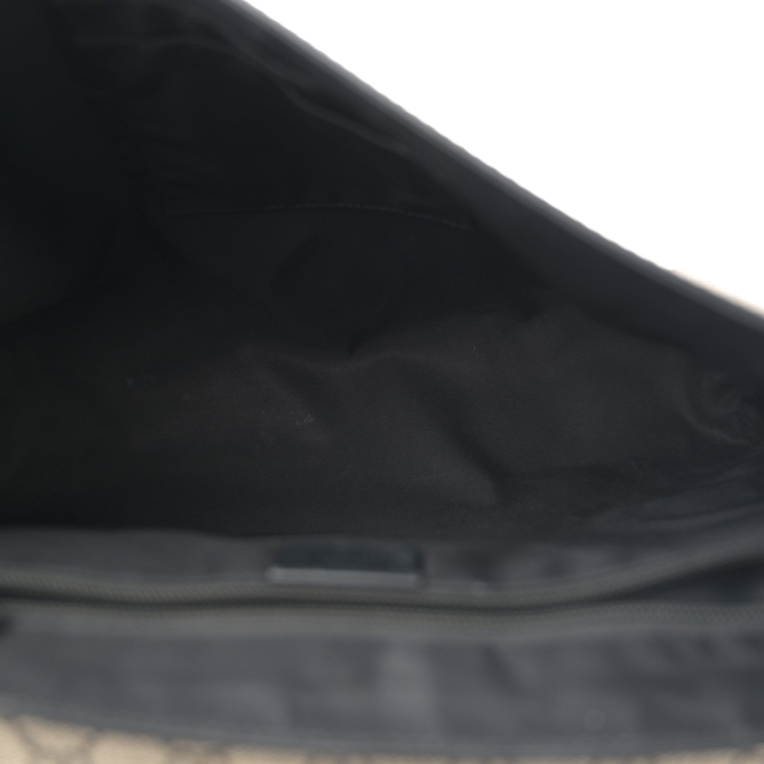 Gucci GG Supreme Monogram Web Flap Messenger Bag Black 8 of 19