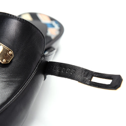 Hermes Goatskin Oz Mules 36 Black 10 of 11