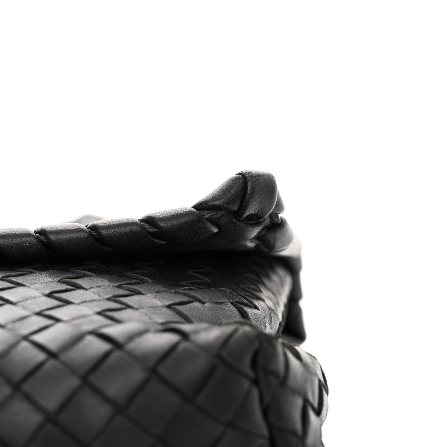 Nappa Intrecciato Small Olimpia Bag Black