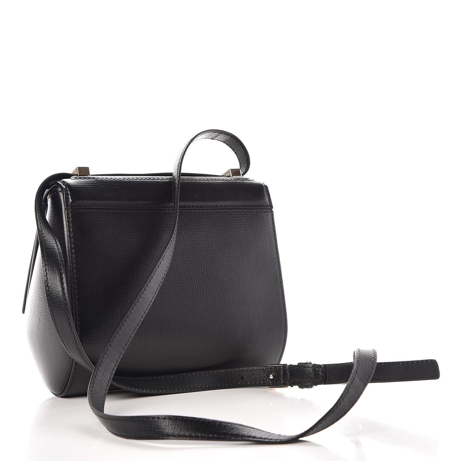 Givenchy Textured Calfskin Mini Pandora Box Crossbody Bag Black 3 of 7