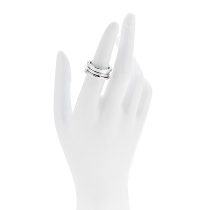 Bulgari 18K White Gold B.Zero1 Three-Band Ring 53 6.5 2 of 5