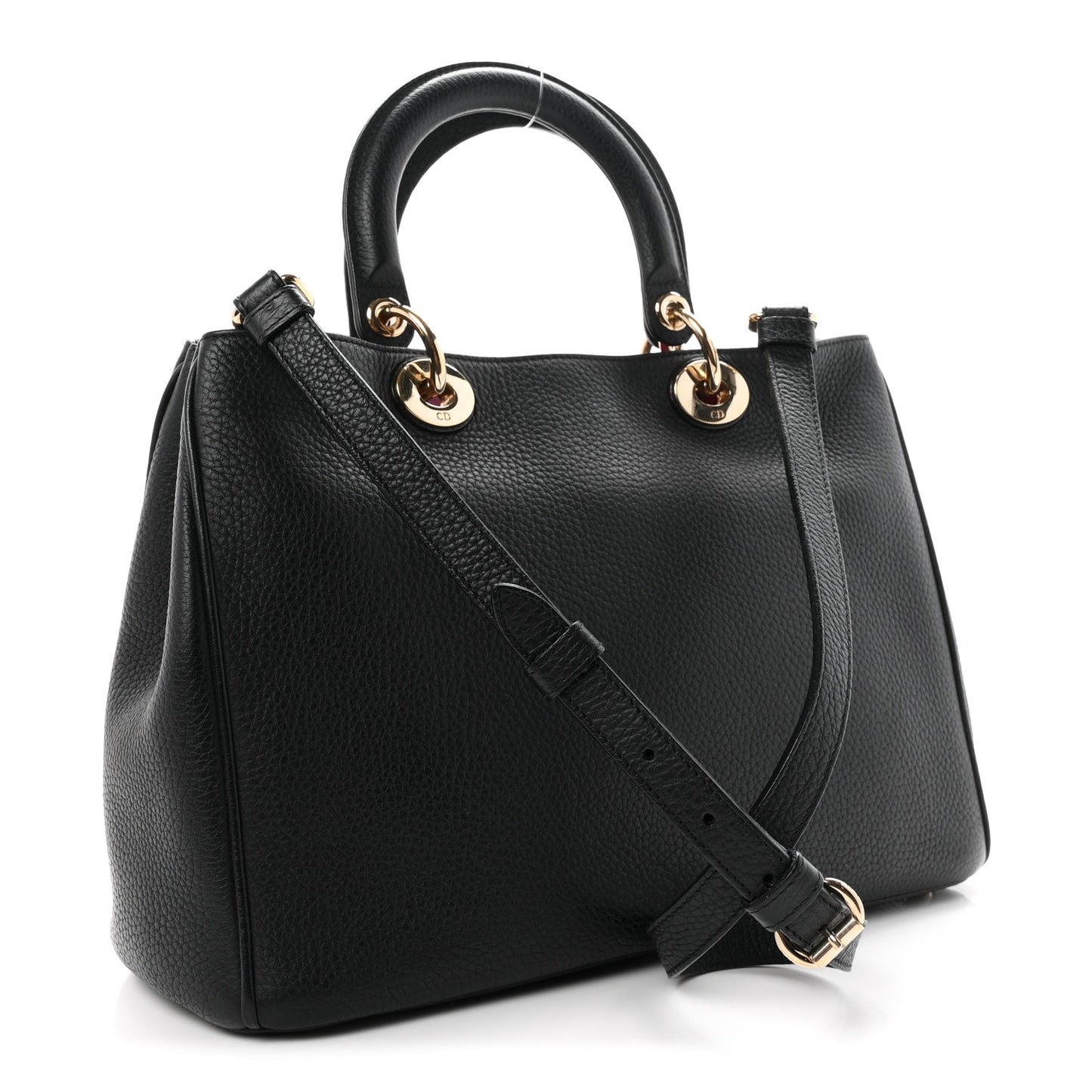 Bullcalf Medium Diorissimo Tote Black Rose Indien