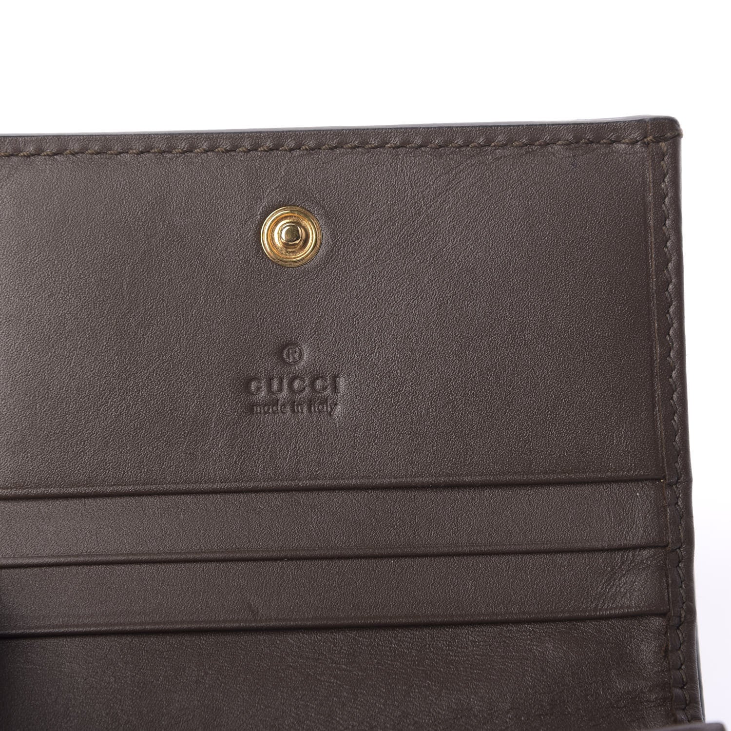 Gucci GG Supreme Monogram Card Case Beige 6 of 7