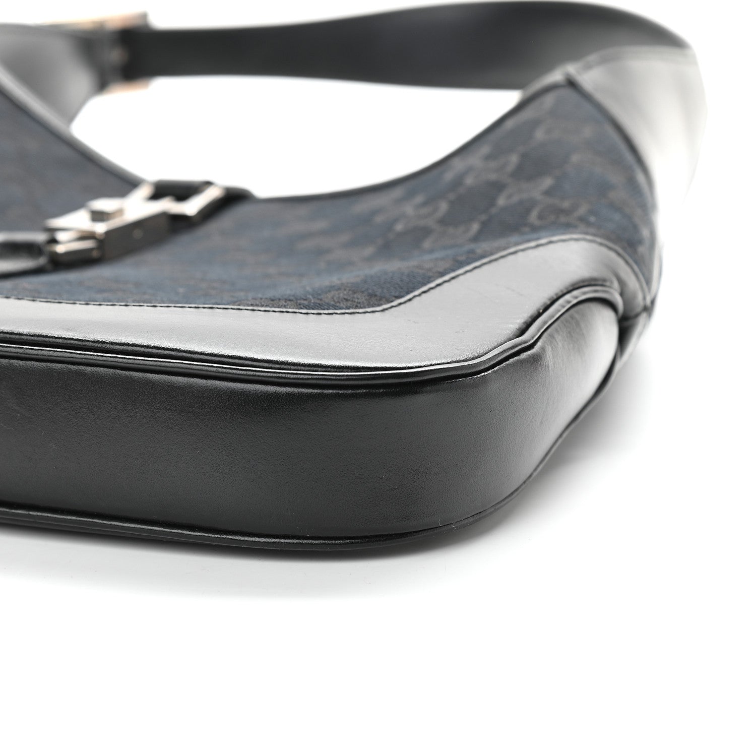 Gucci Monogram Jackie O Hobo Black 8 of 11