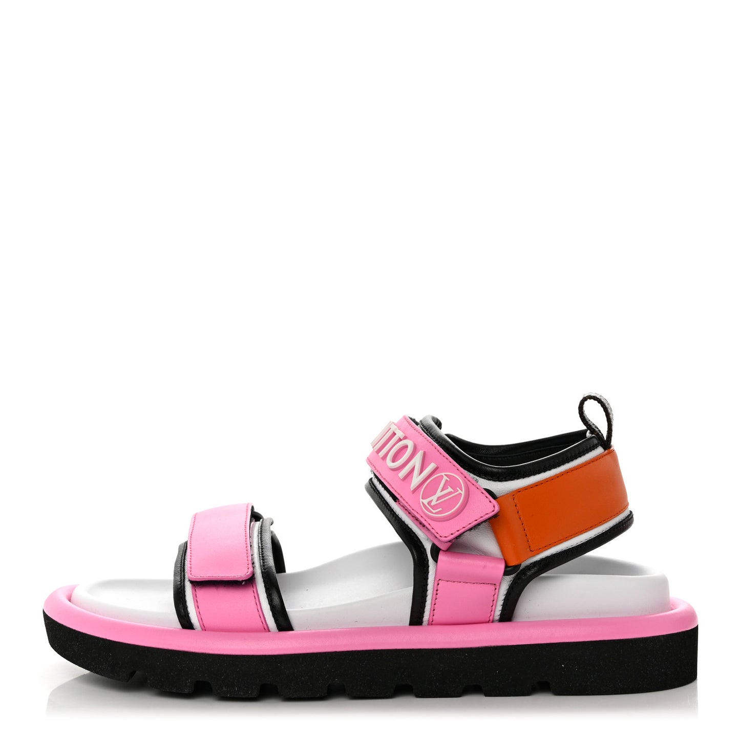 Calfskin Pool Pillow Flat Comfort Sandals 37 Rose Pop Pink