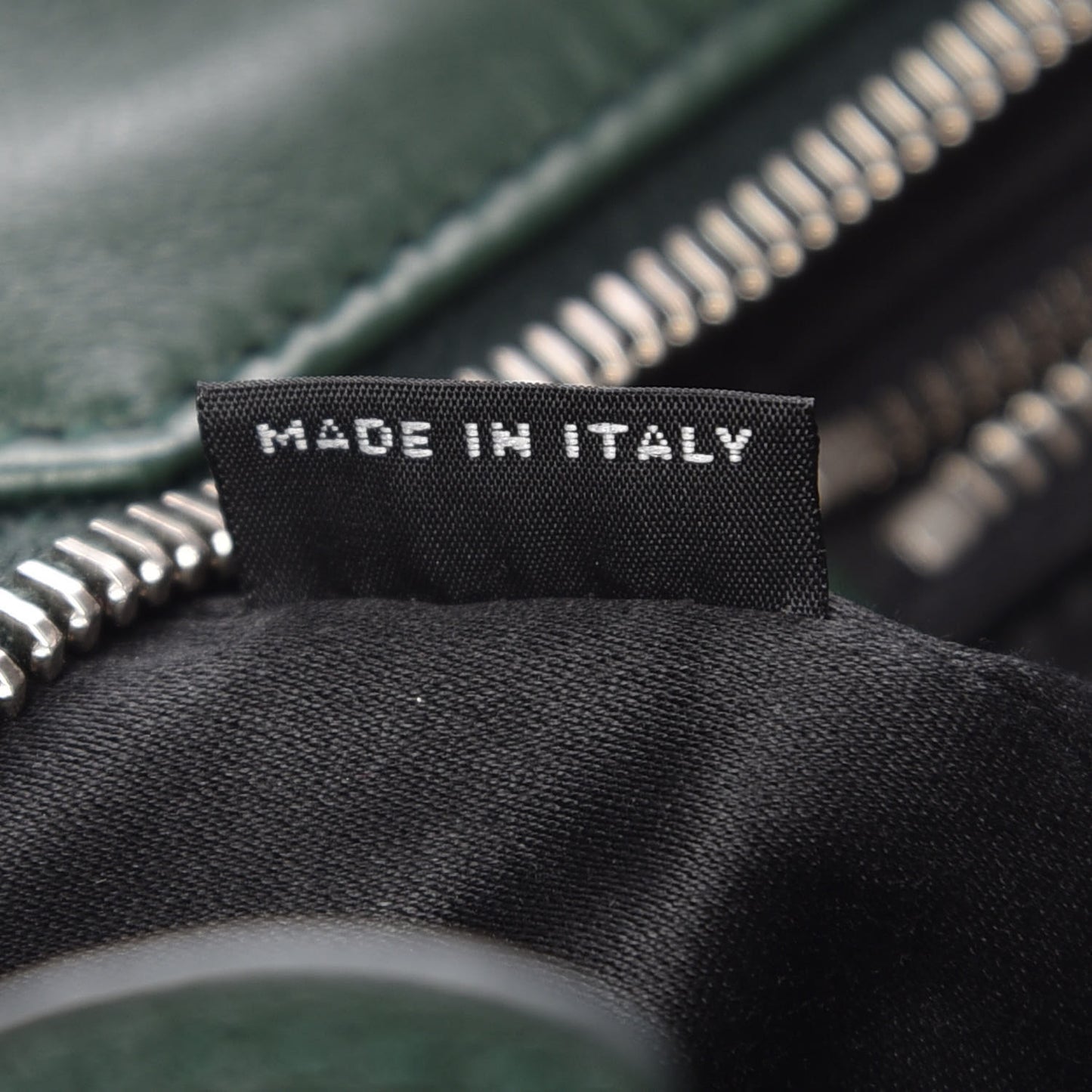 Paillettes Sequin Logo Tote Smeraldo Argent