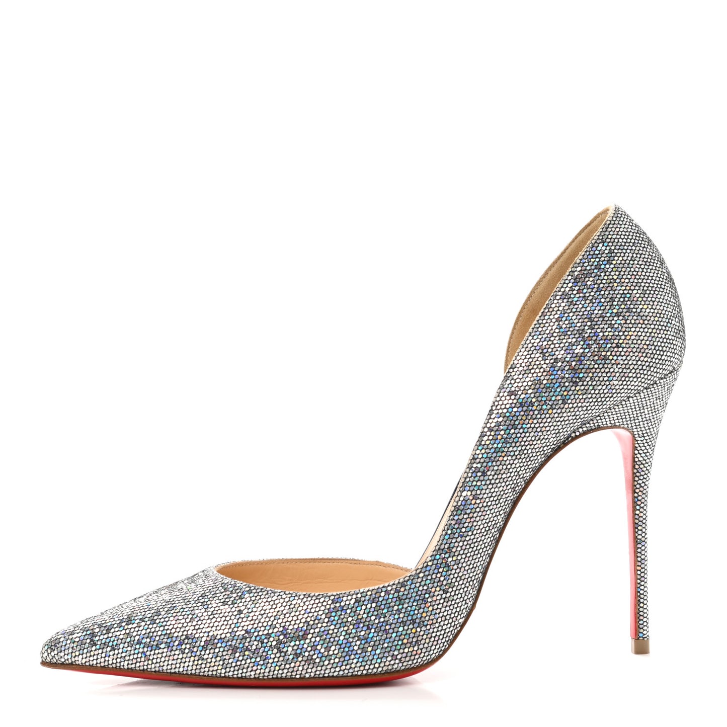 Nappa Mica Iriza 100 Pumps 40 Silver