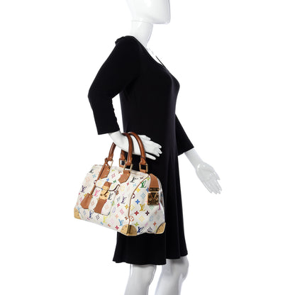 Louis Vuitton Monogram Multicolor Speedy 30 White 2 of 10