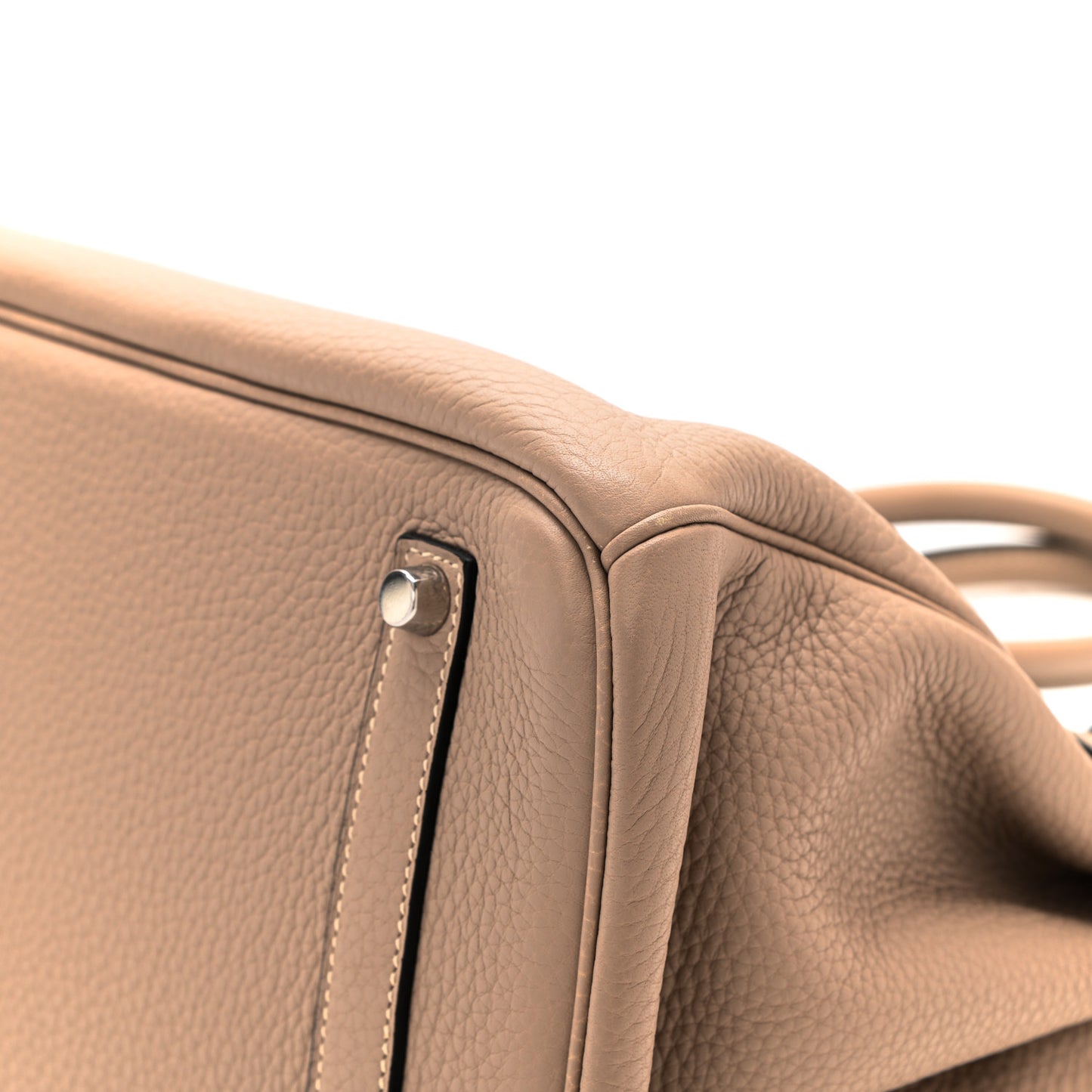 Taurillon Clemence Birkin 35 Gris Tourterelle