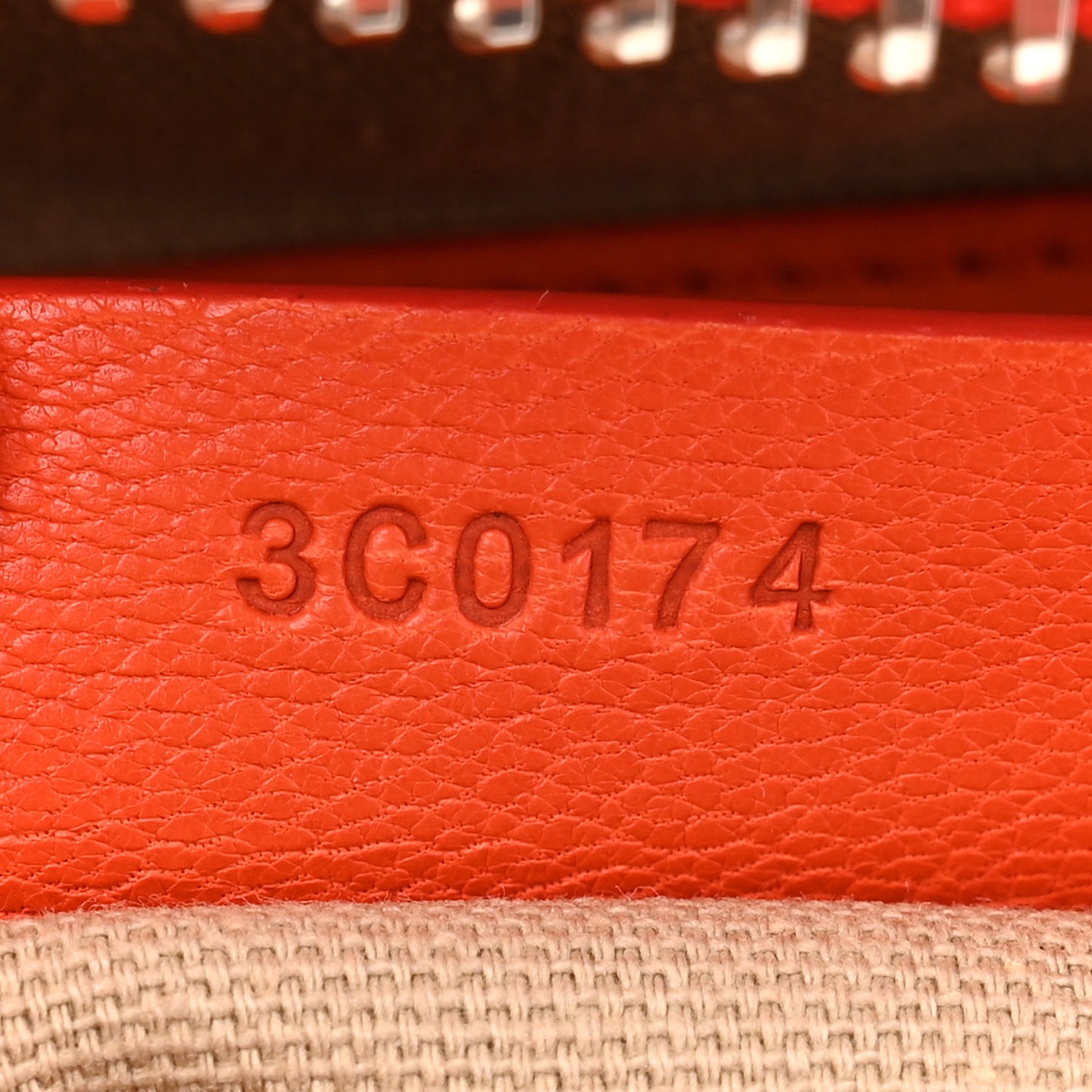 Sugar Goatskin Mini Antigona Burnt Orange