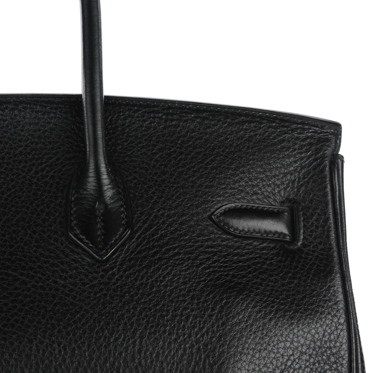 Hermes Taurillon Clemence Birkin 35 Black 9 of 24