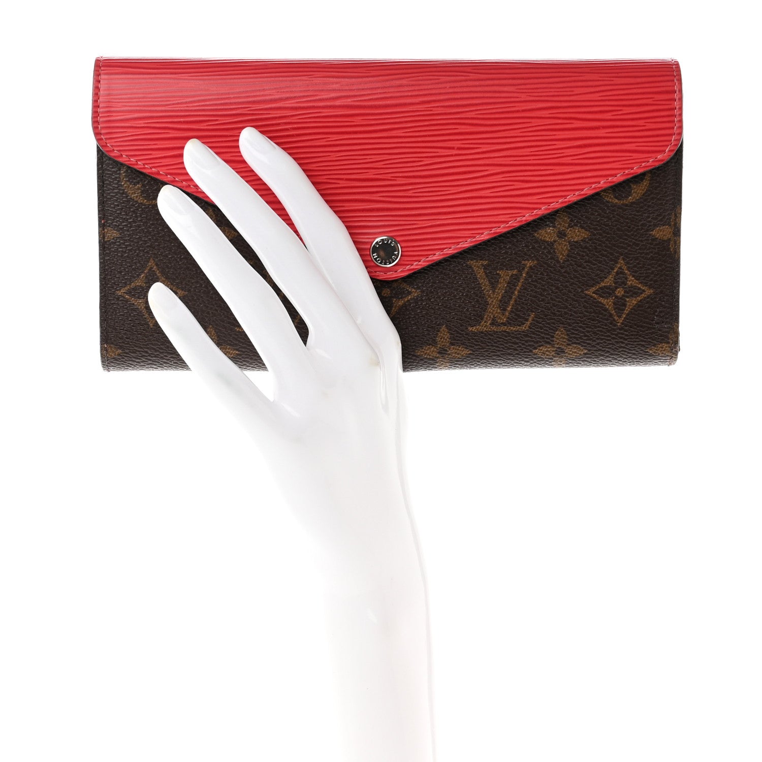 Louis Vuitton Monogram Epi Marie-Lou Long Wallet Coquelicot 2 of 9