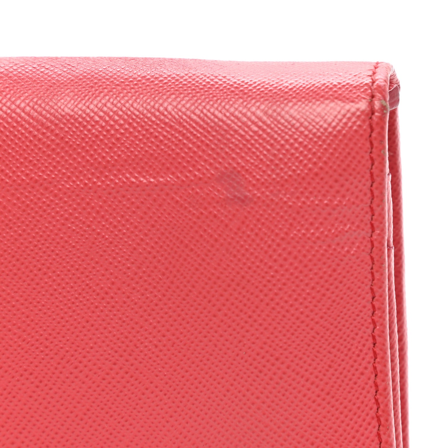 Saffiano Metal Continental Flap Wallet Peonia