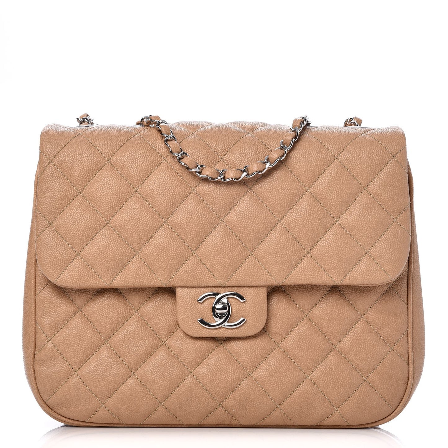 Supersoft Calfskin Medium Trotteur Caramel