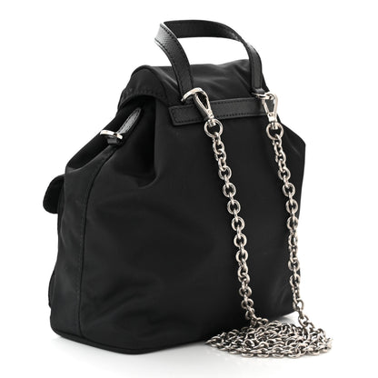 Prada Nylon Vela Mini Crossbody Backpack Black 3 of 11