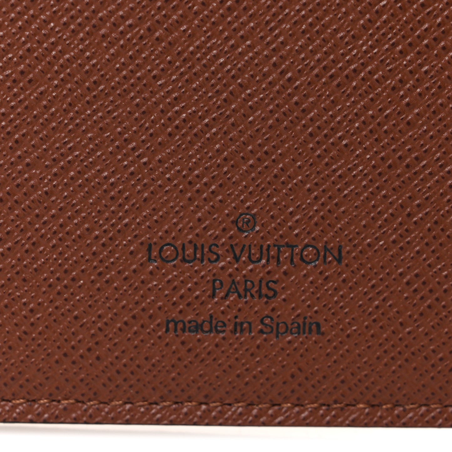 Monogram Desk Agenda Cover