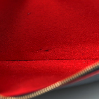 Louis Vuitton Empreinte Double Zip Pochette Marine Rouge 10 of 16