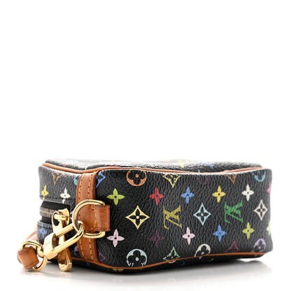 Louis Vuitton Monogram Multicolor Trousse Wapity Black 4 of 10