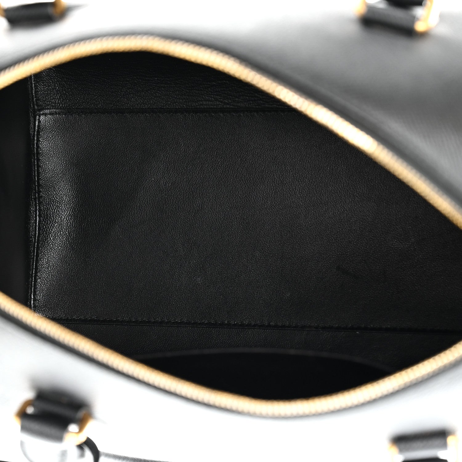 Balenciaga Grained Calfskin Medium Ville Bowling Bag Black 5 of 11