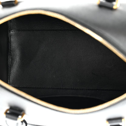 Balenciaga Grained Calfskin Medium Ville Bowling Bag Black 5 of 11