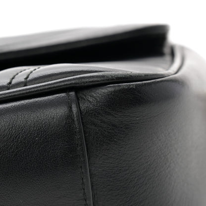 Gucci Calfskin Matelasse Small GG Marmont Shoulder Bag Black 16 of 16