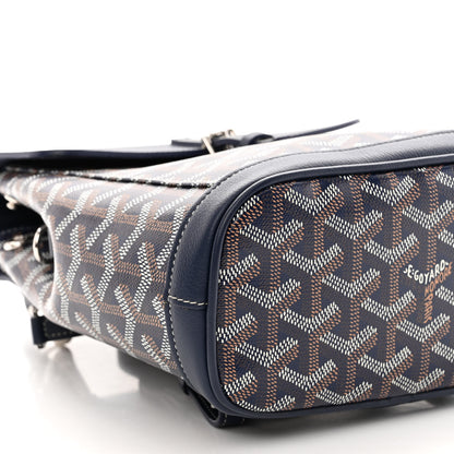 Goyard Goyardine Calfskin Mini Alpin Backpack Navy 8 of 9