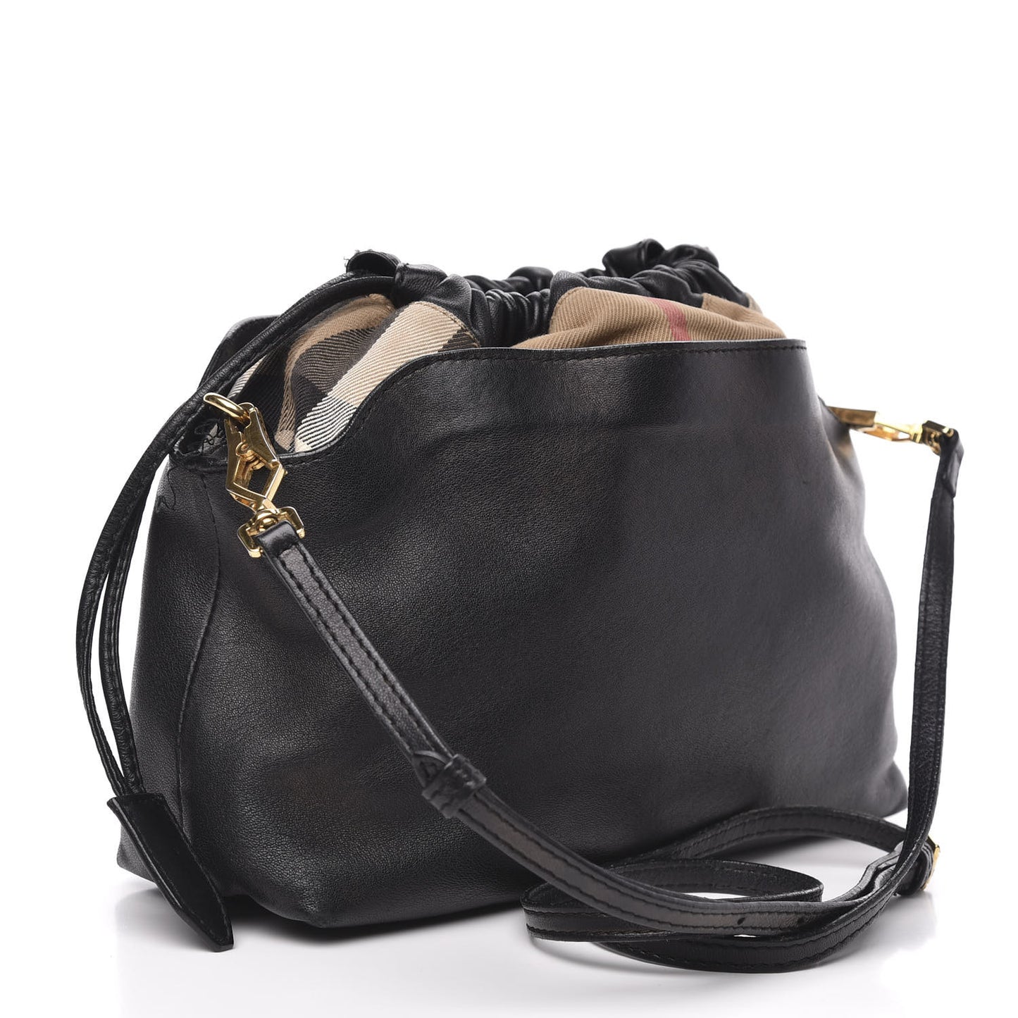 Calfskin House Check Little Crush Black