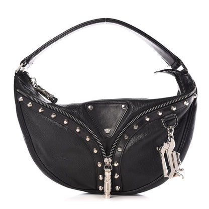 Versace Calfskin Mini Hobo Black 1 of 8
