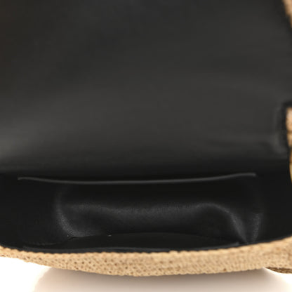 Stella McCartney Raffia Crochet Shoulder Bag Natural 5 of 9