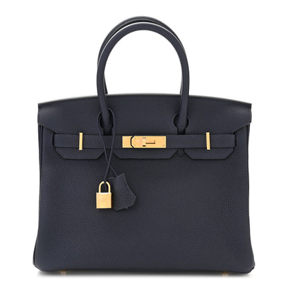 Hermes Togo Birkin 30 Bleu Nuit 1 of 11