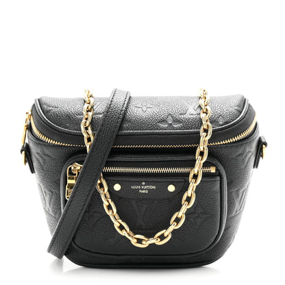 Louis Vuitton Empreinte Mini Bumbag Black 1 of 10