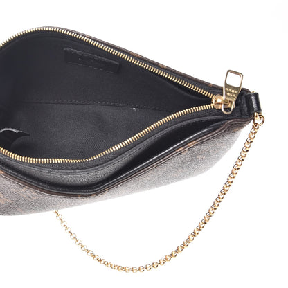 Louis Vuitton Monogram Pallas Clutch Black 6 of 9