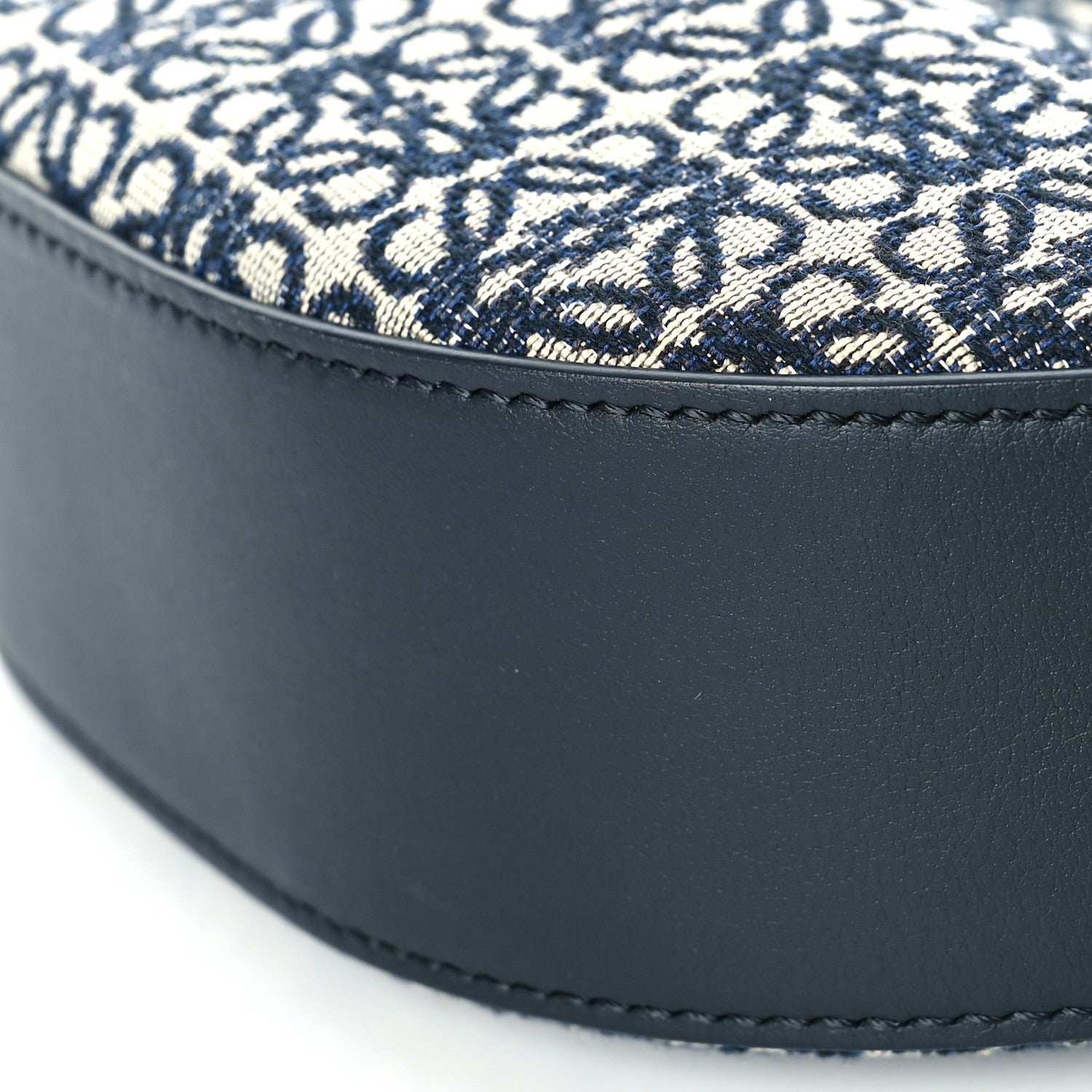 Loewe Jacquard Anagram Calfskin Small Luna Navy Black 10 of 11