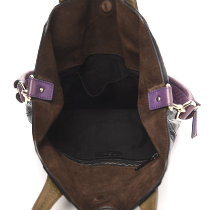 Givenchy Lambskin Tri-Color North South Nightingale Black Gold Purple 5 of 14