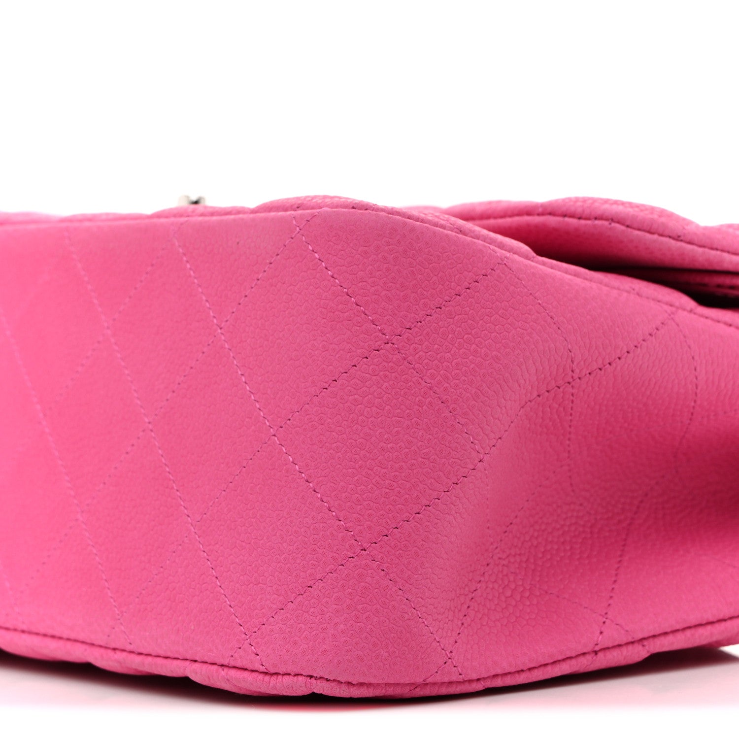 Chanel Iridescent Caviar Quilted Jumbo Double Flap Pink 18 of 19