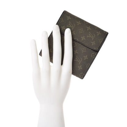 Louis Vuitton Mini Monogram Compact Wallet Kaki 2 of 5