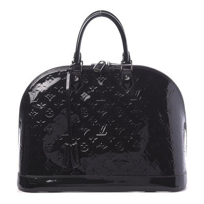 Louis Vuitton Vernis Alma GM Noir Magnetique 1 of 9
