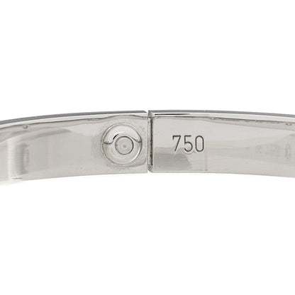 Cartier 18K White Gold 4 Diamond LOVE Bracelet 16 6 of 8
